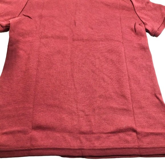 Wonder Nation Girls Uniform Short Sleeve Polo-style Burgundy L Tagless Comfort - Picture 12 of 12
